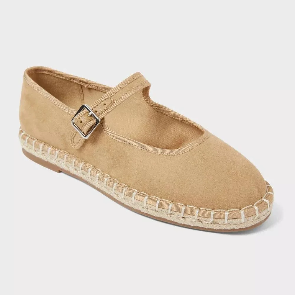 Women's Universal Thread‎ Joa Flats Tan Size 6 New With Tags